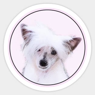 Chinese Crested (Powderpuff) Sticker